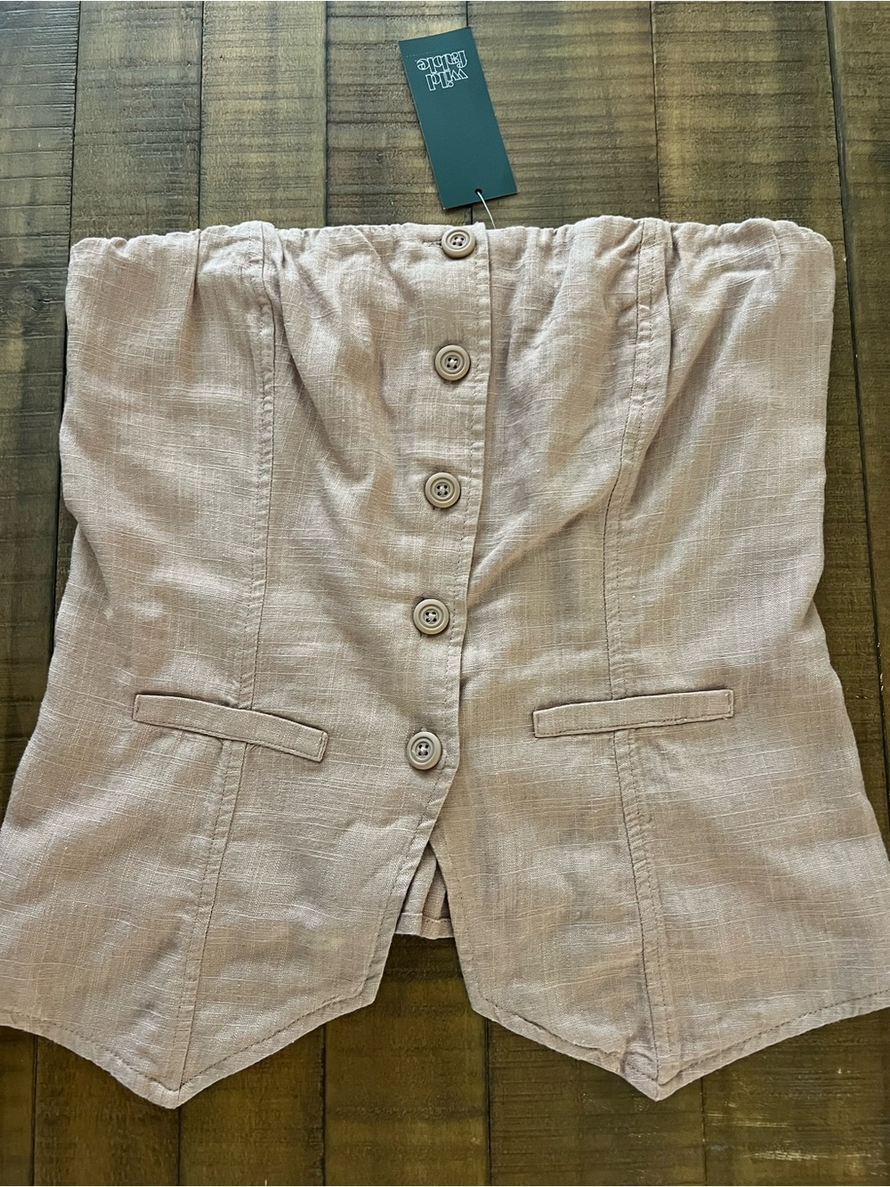 NWT Wild Fable strapless top size S